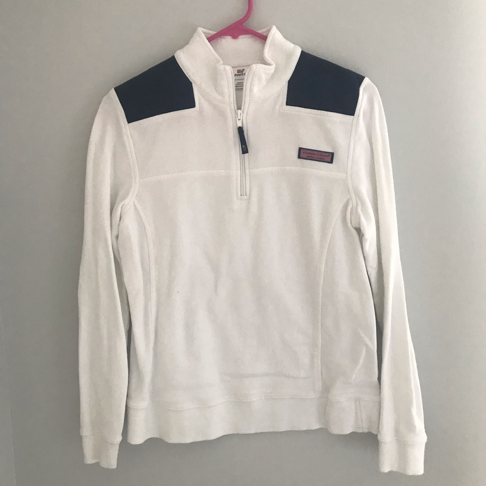 Navy and White Vineyard Vines Shep Shirt